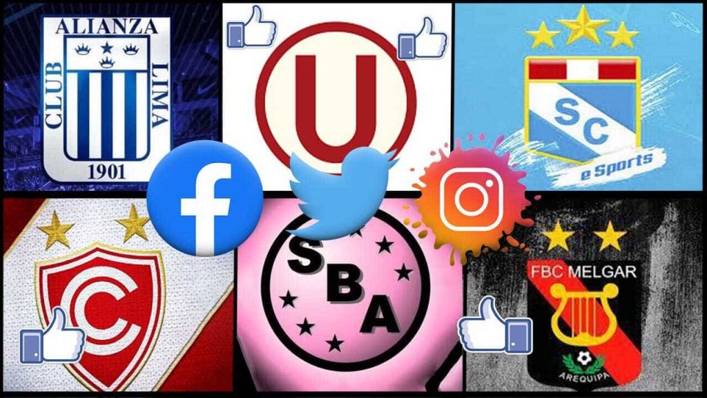 Los equipos peruanos con mas hinchas y seguidores en Redes Sociales | Instagram, Twitter, Facebook y YouTube.