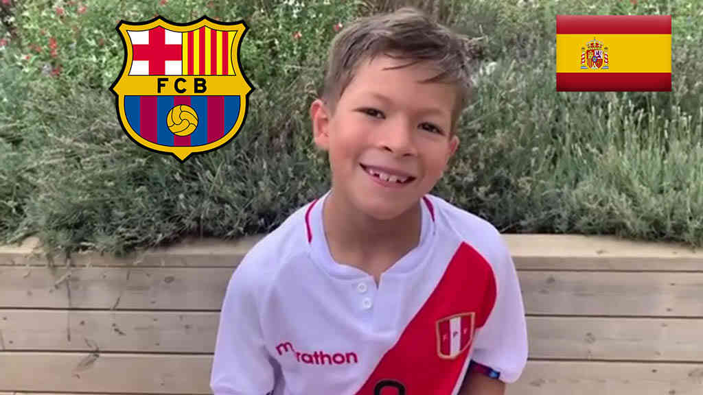 Alexis Alarcón: Juvenil nacido en España, seguido por el Barcelona quiere jugar por Perú.